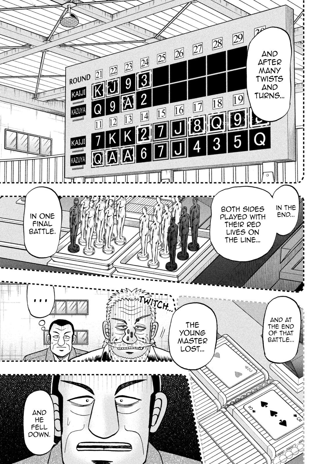 Tobaku Datenroku Kaiji - One Poker Hen - Chapter 442: Funeral