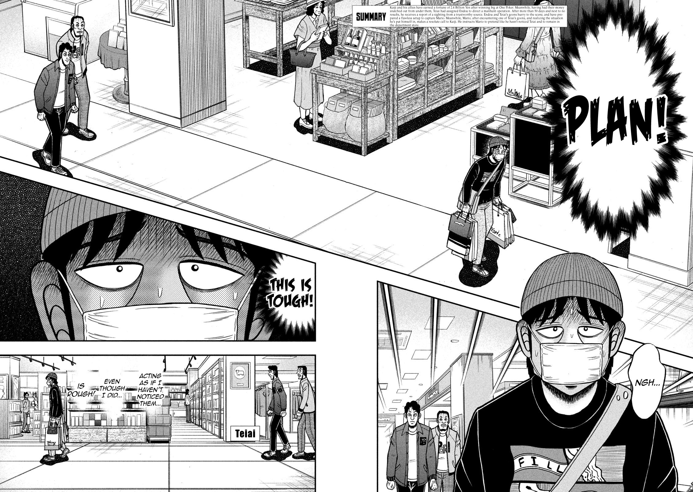 Tobaku Datenroku Kaiji - One Poker Hen - Chapter 424: Crisis