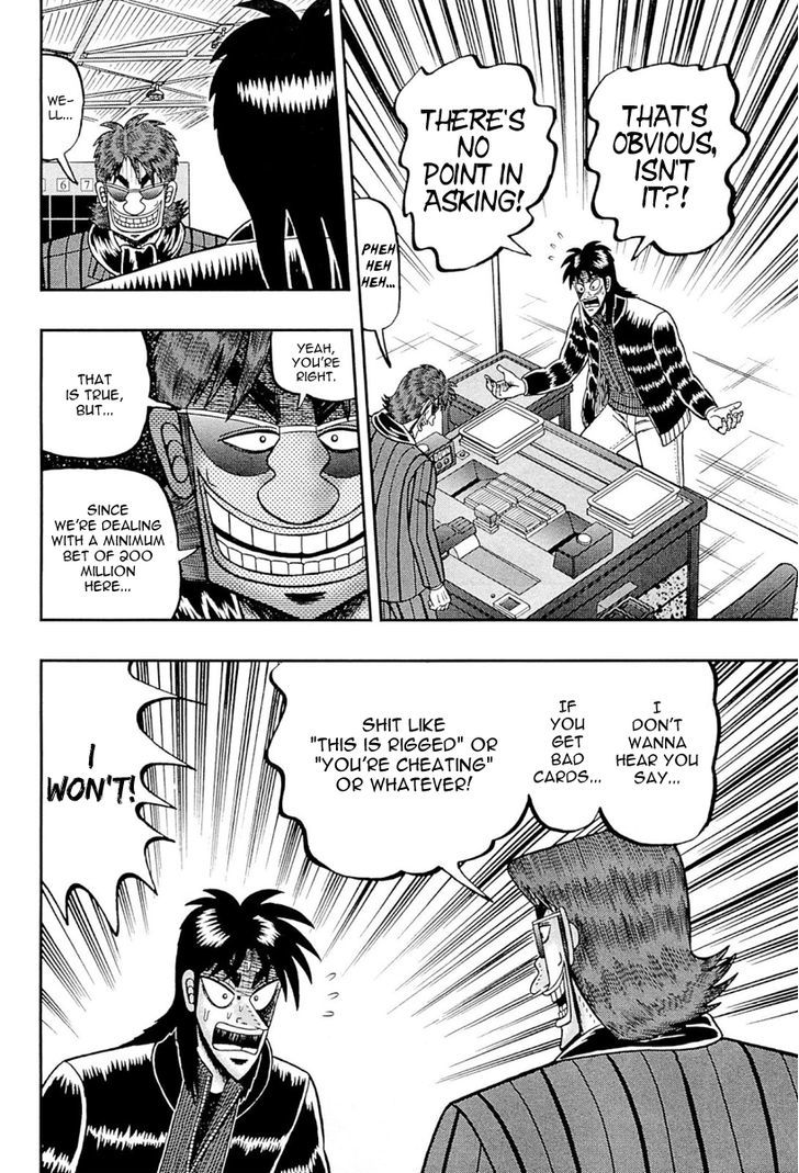 Tobaku Datenroku Kaiji - One Poker Hen - Chapter 105 V2 : Sick