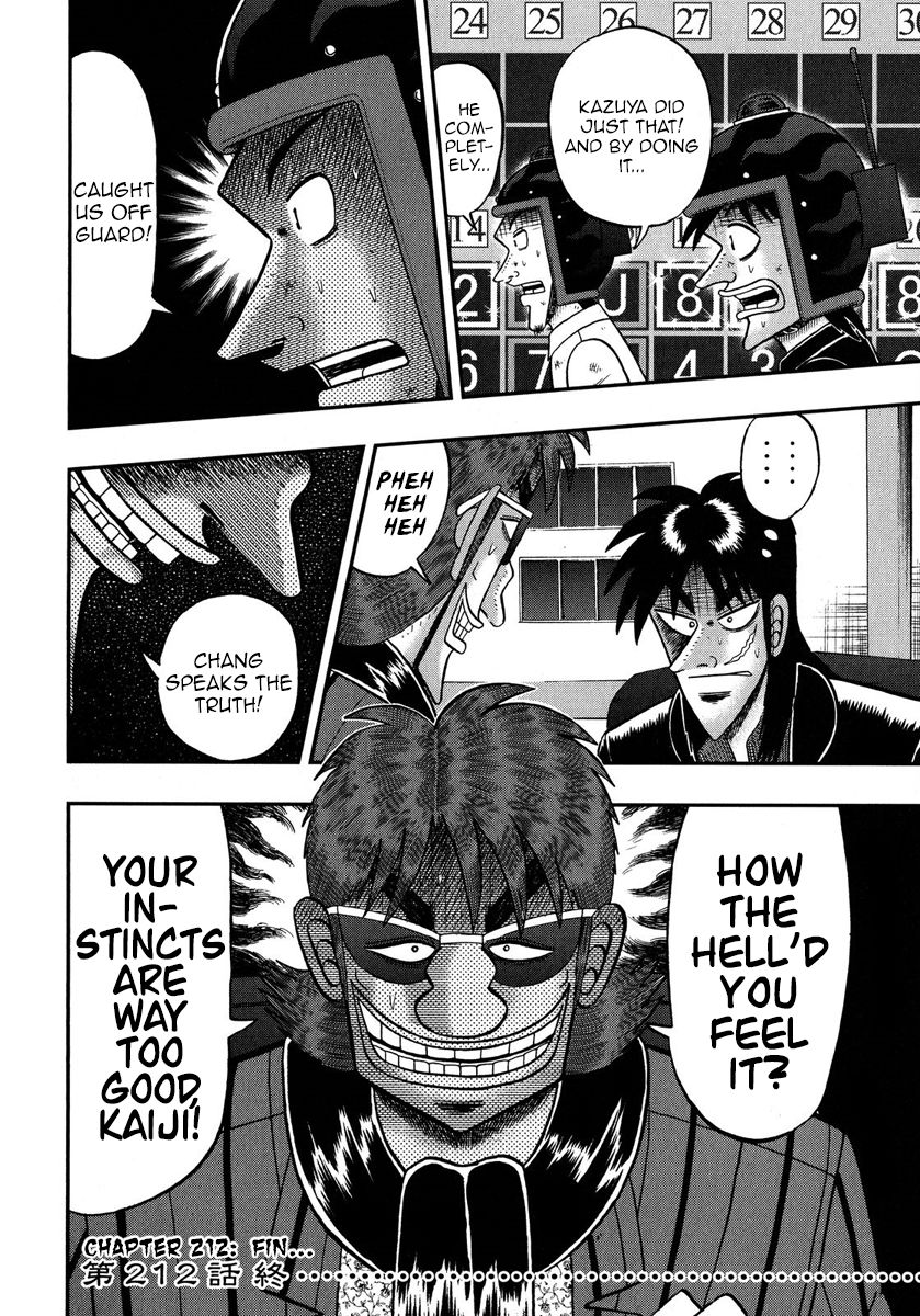 Tobaku Datenroku Kaiji - One Poker Hen - Chapter 212