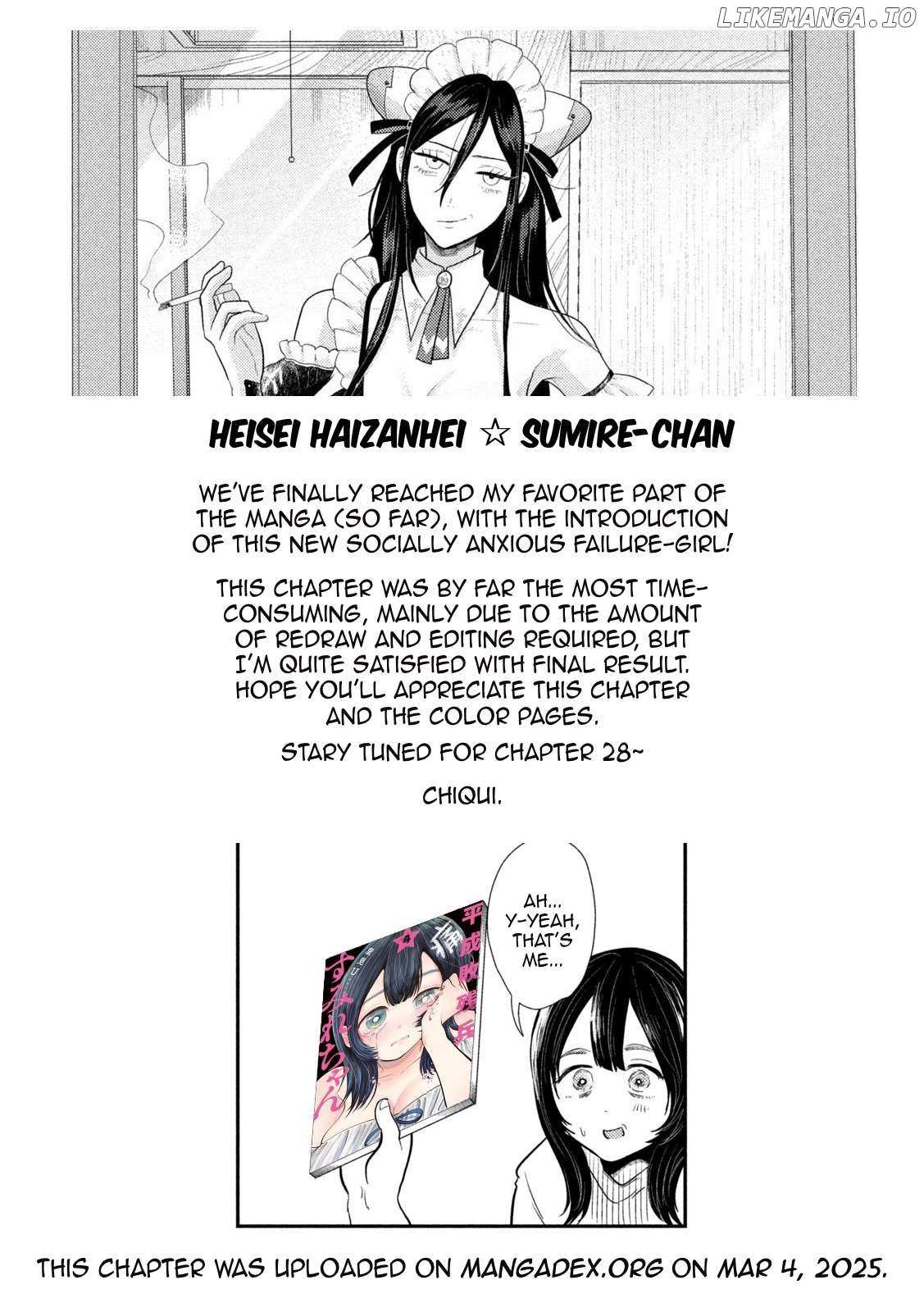 Heisei Haizanhei ☆ Sumire-Chan - Chapter 27