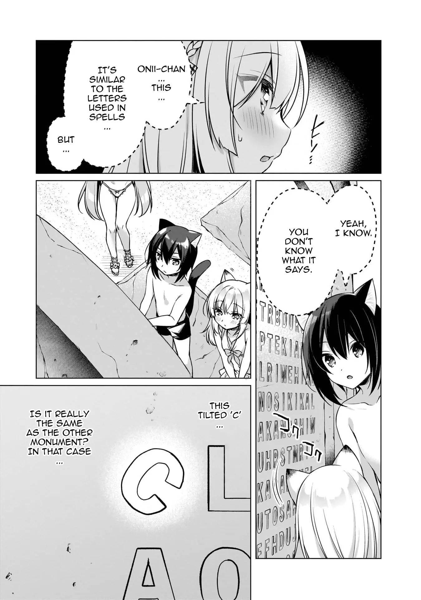 Boku No Risou No Isekai Seikatsu ~Tensei Shitara Kemomimi Musume Darake No Sekai De Harem Ni~ - Vol.2 Chapter 9: A Stone Monument, An Inn, And...