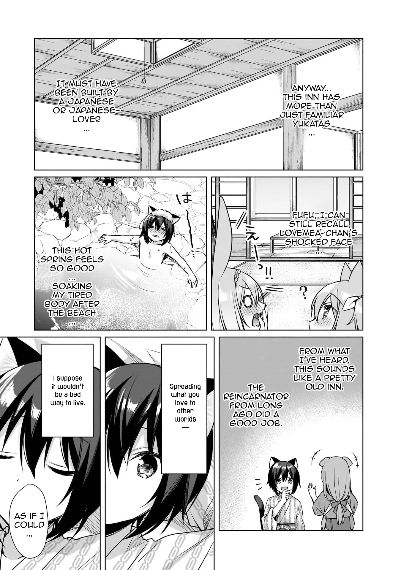 Boku No Risou No Isekai Seikatsu ~Tensei Shitara Kemomimi Musume Darake No Sekai De Harem Ni~ - Vol.2 Chapter 9: A Stone Monument, An Inn, And...