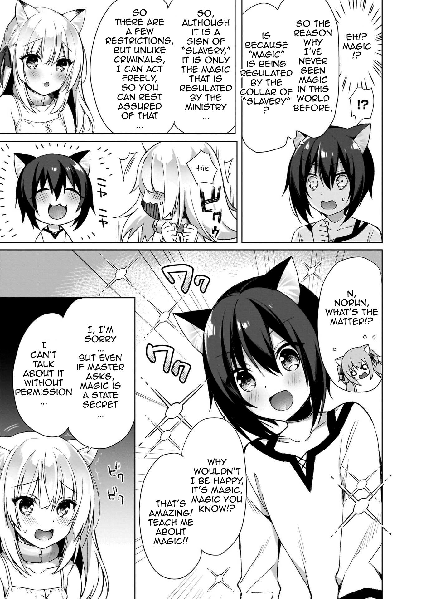 Boku No Risou No Isekai Seikatsu ~Tensei Shitara Kemomimi Musume Darake No Sekai De Harem Ni~ - Vol.1 Chapter 3: Slave Girl