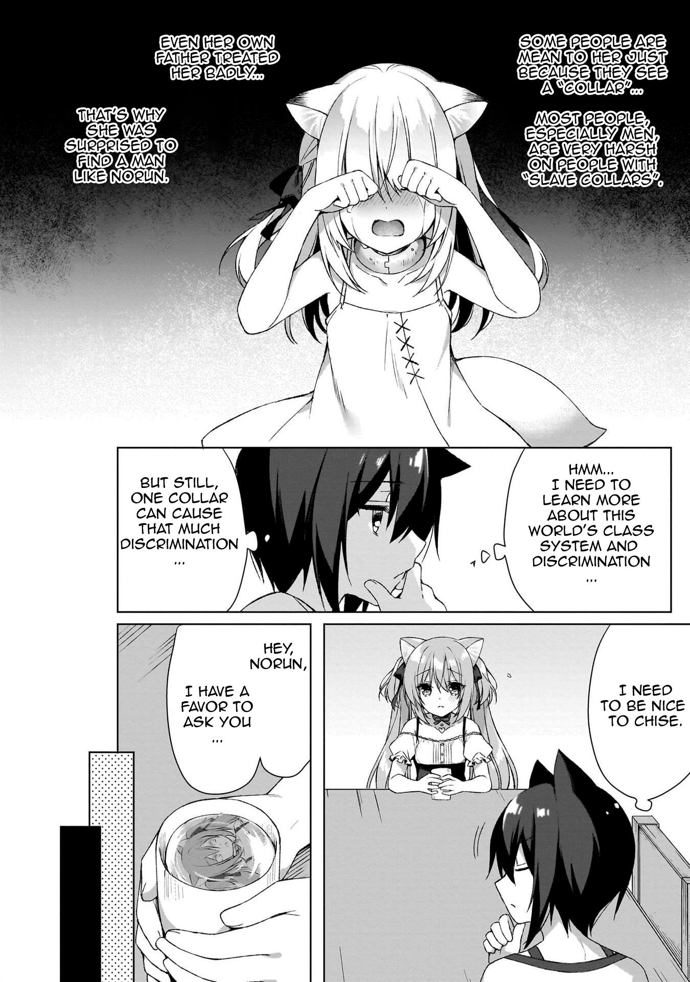 Boku No Risou No Isekai Seikatsu ~Tensei Shitara Kemomimi Musume Darake No Sekai De Harem Ni~ - Vol.1 Chapter 3: Slave Girl