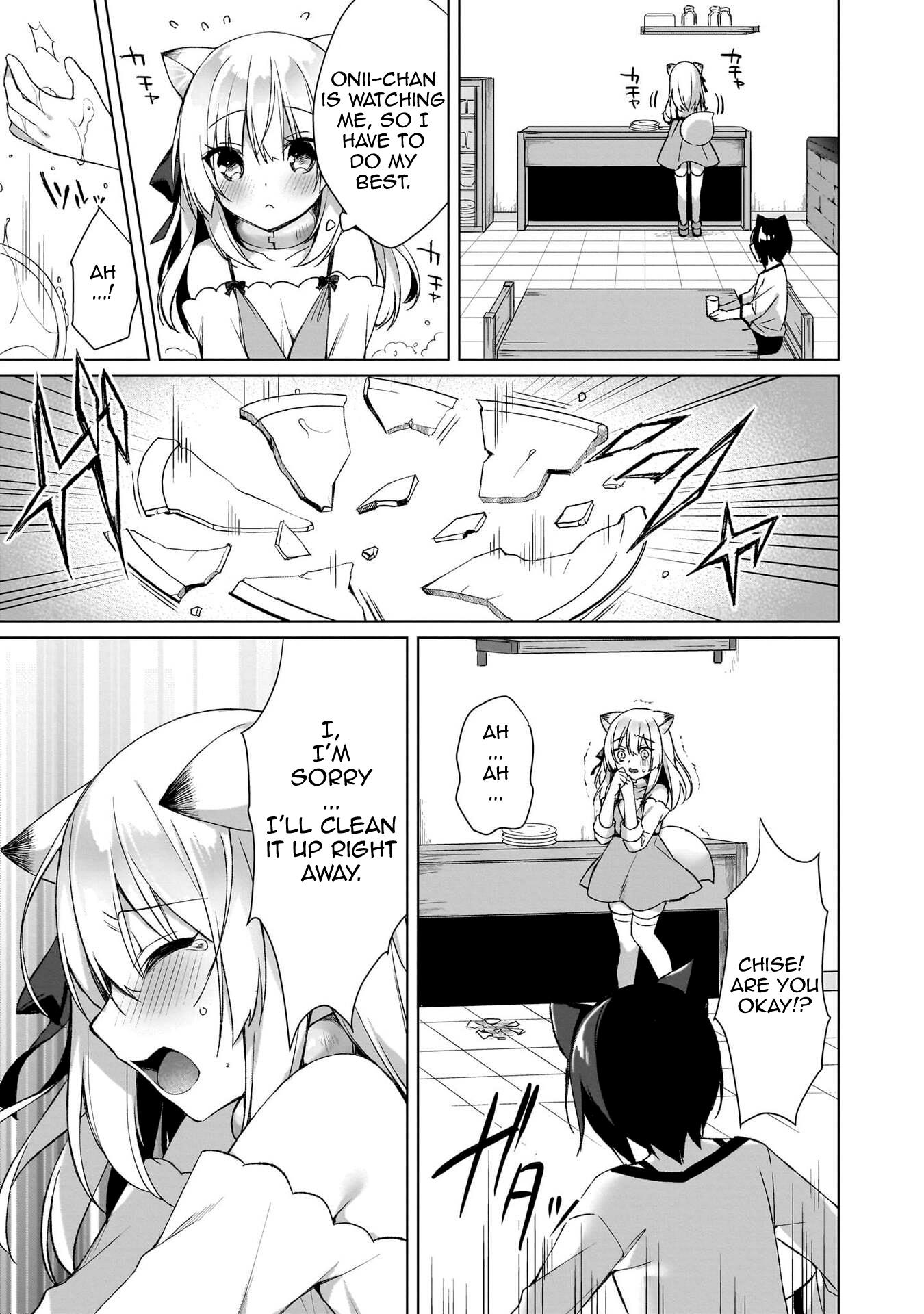 Boku No Risou No Isekai Seikatsu ~Tensei Shitara Kemomimi Musume Darake No Sekai De Harem Ni~ - Vol.1 Chapter 3: Slave Girl