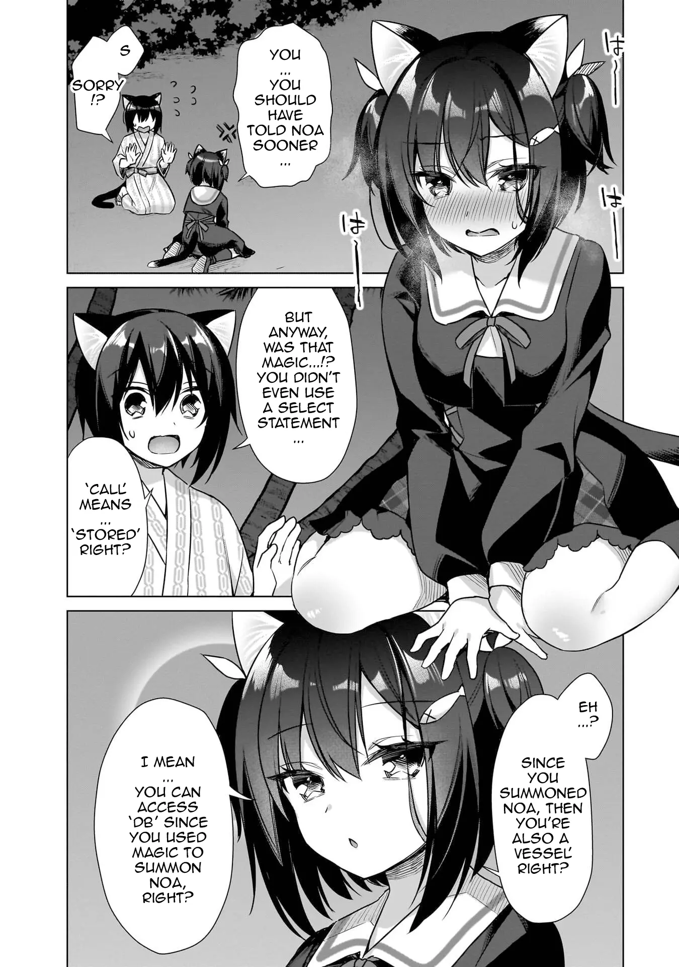 Boku No Risou No Isekai Seikatsu ~Tensei Shitara Kemomimi Musume Darake No Sekai De Harem Ni~ - Vol.2 Chapter 11: The Name Of The Girl I Summoned...