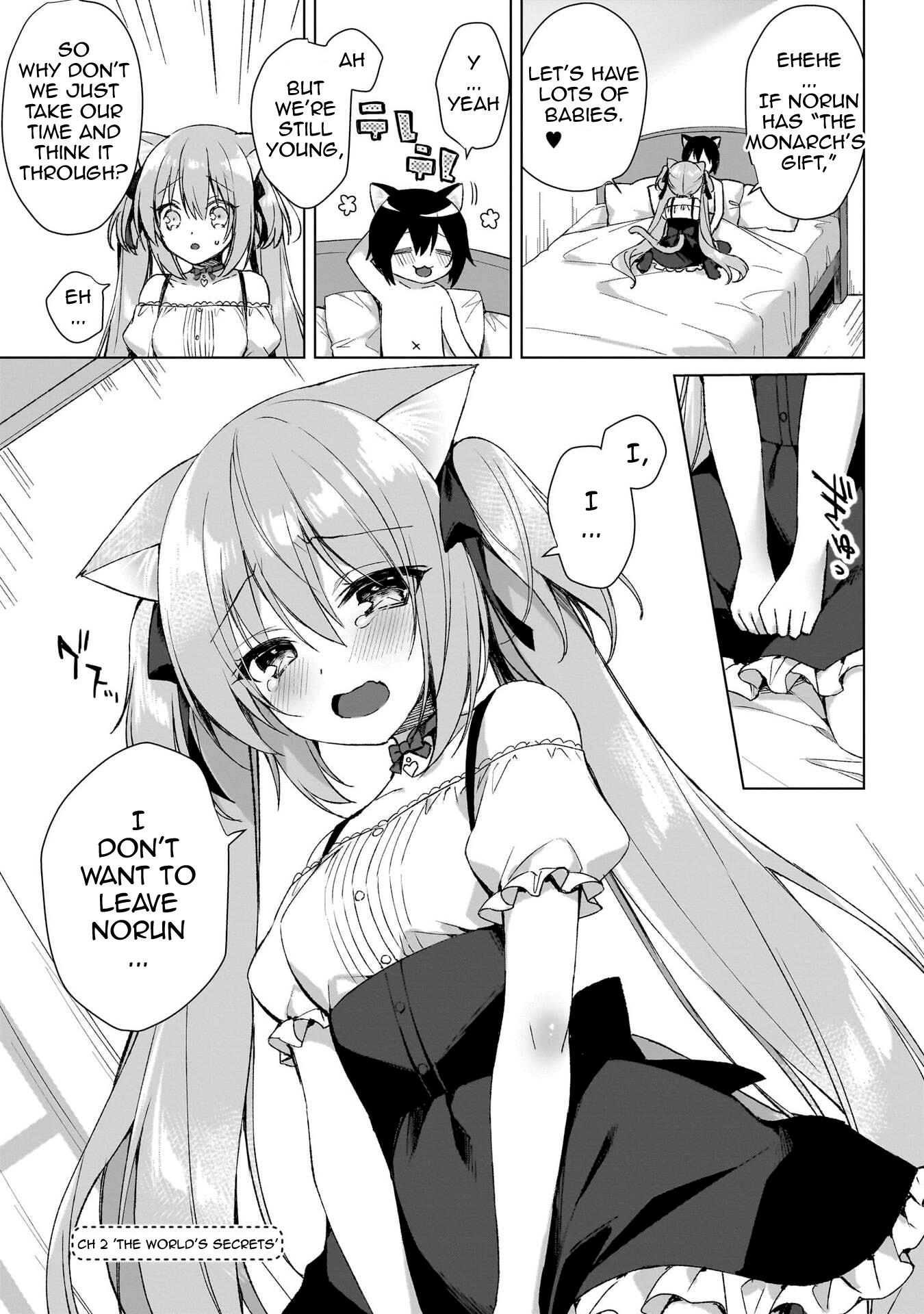 Boku No Risou No Isekai Seikatsu ~Tensei Shitara Kemomimi Musume Darake No Sekai De Harem Ni~ - Vol.1 Chapter 2: "The Monarch's Gift"