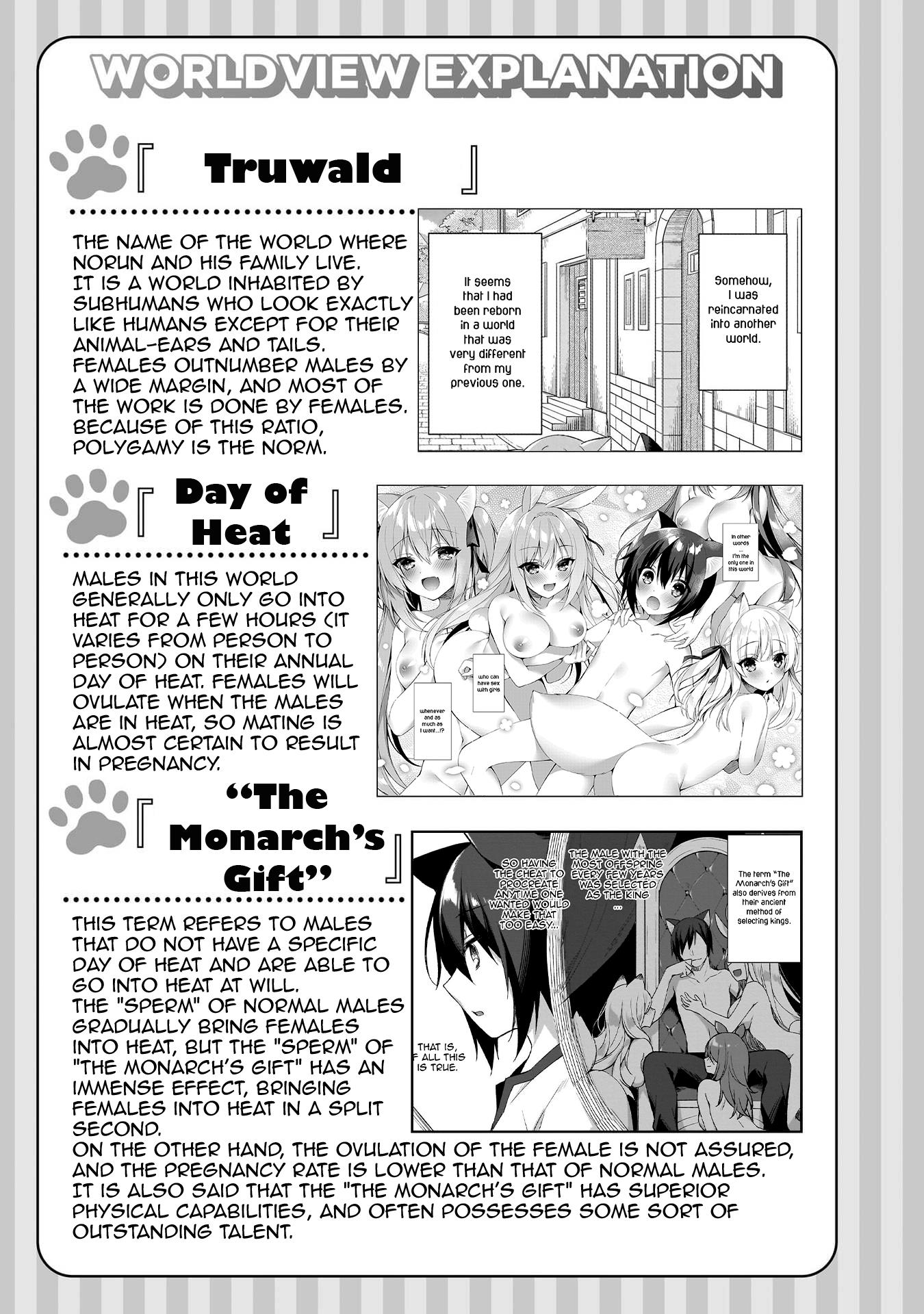 Boku No Risou No Isekai Seikatsu ~Tensei Shitara Kemomimi Musume Darake No Sekai De Harem Ni~ - Vol.1 Chapter 2: "The Monarch's Gift"