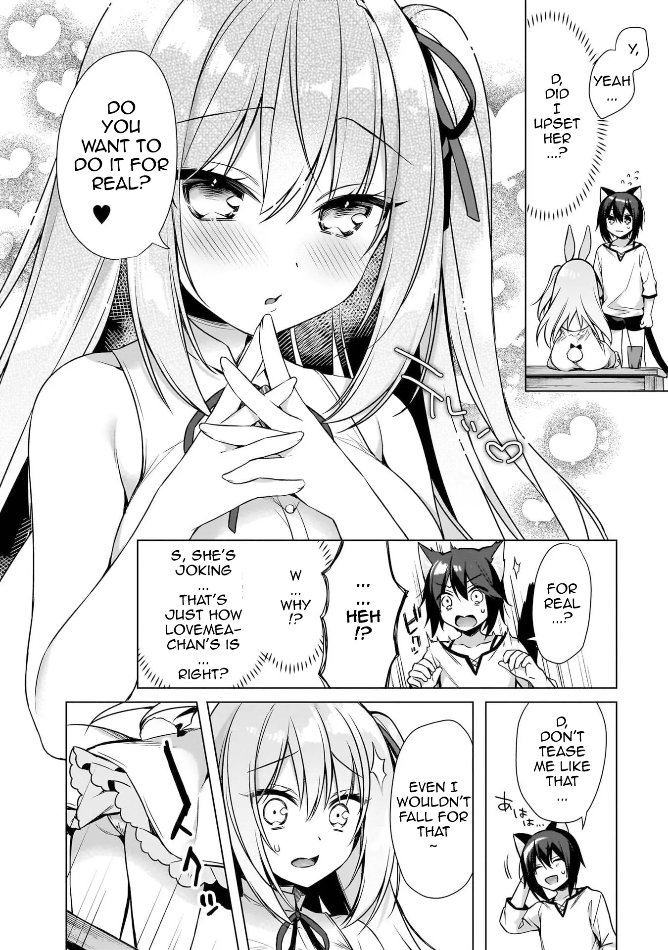 Boku No Risou No Isekai Seikatsu ~Tensei Shitara Kemomimi Musume Darake No Sekai De Harem Ni~ - Vol.2 Chapter 7: The Rabbit's First Time...