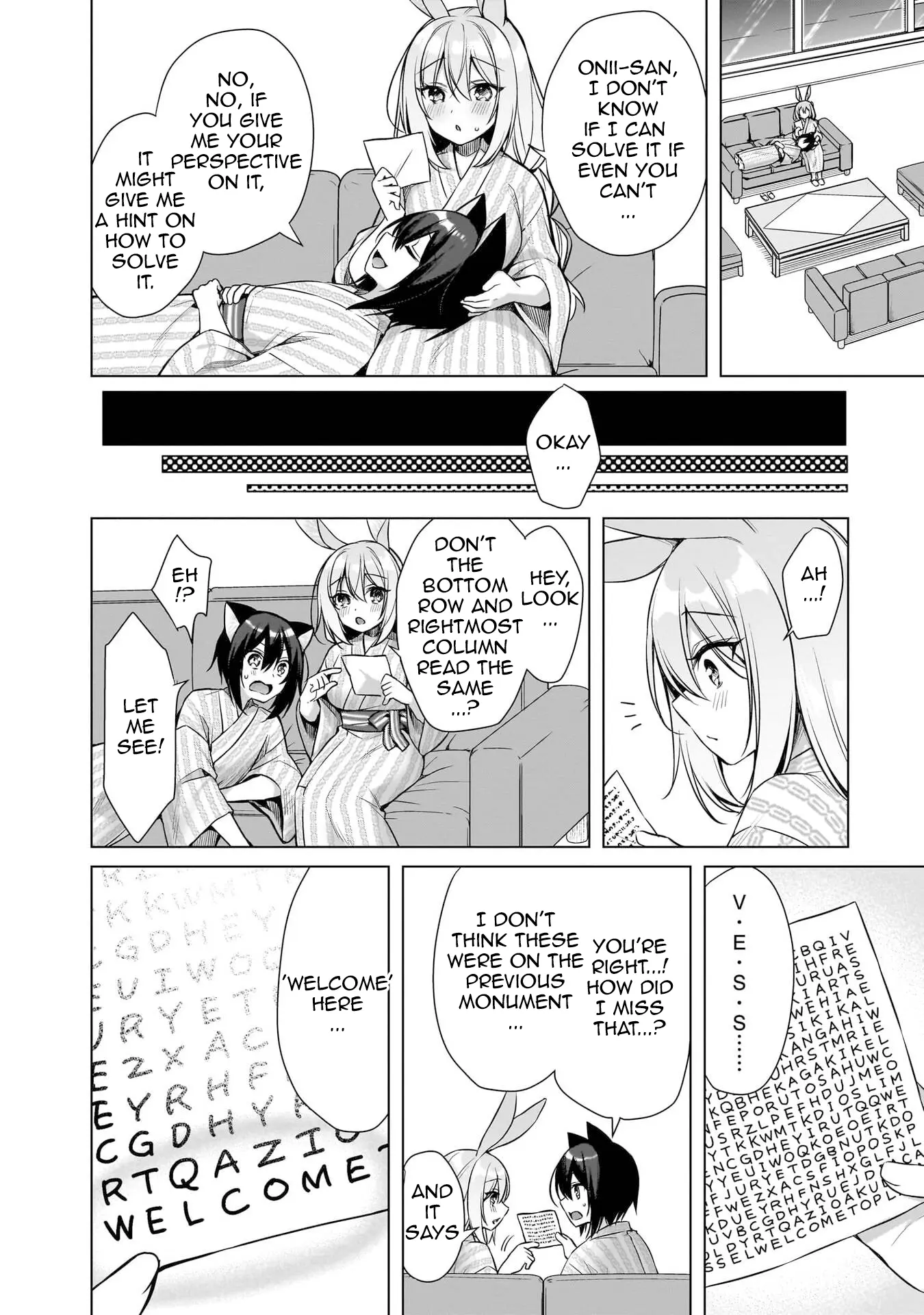 Boku No Risou No Isekai Seikatsu ~Tensei Shitara Kemomimi Musume Darake No Sekai De Harem Ni~ - Vol.2 Chapter 10: In A Hot Springs With A Rabbit...