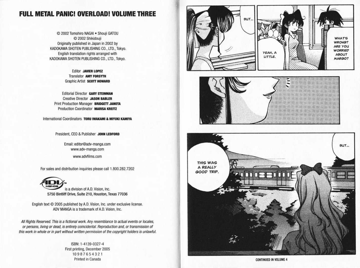 Full Metal Panic! Overload - Vol.3 Chapter 18 : The Panic Game