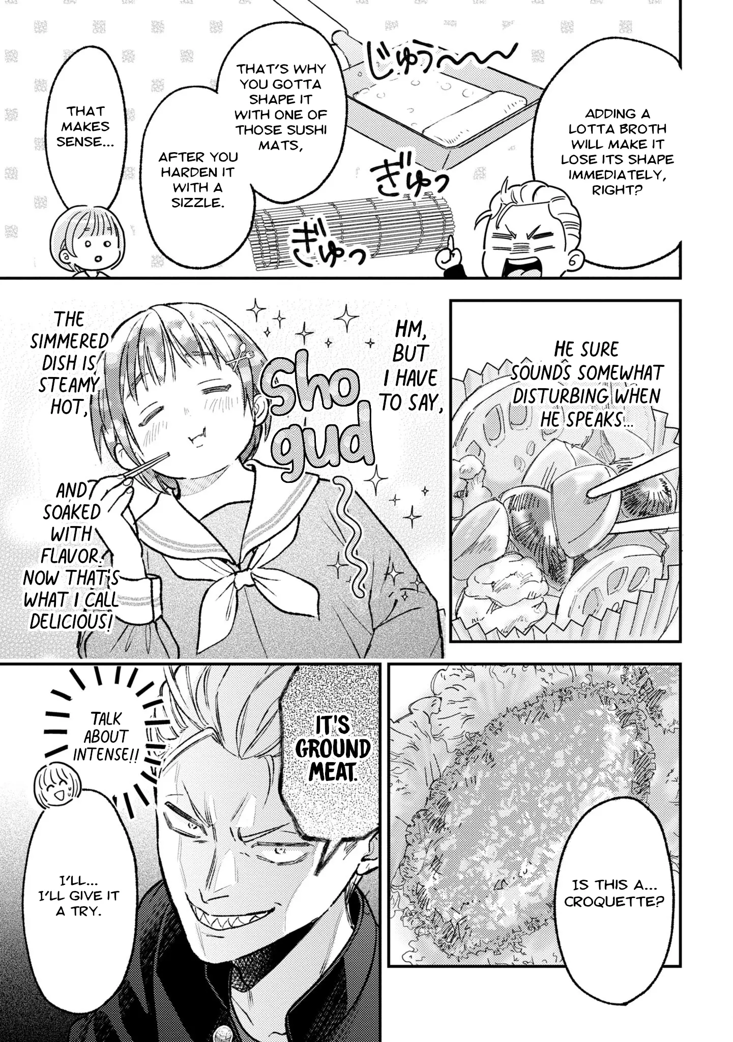 Kyou No Ashura Meshi - Vol.1 Chapter 1: Pig, Asura, And Ground Meat Cutlet