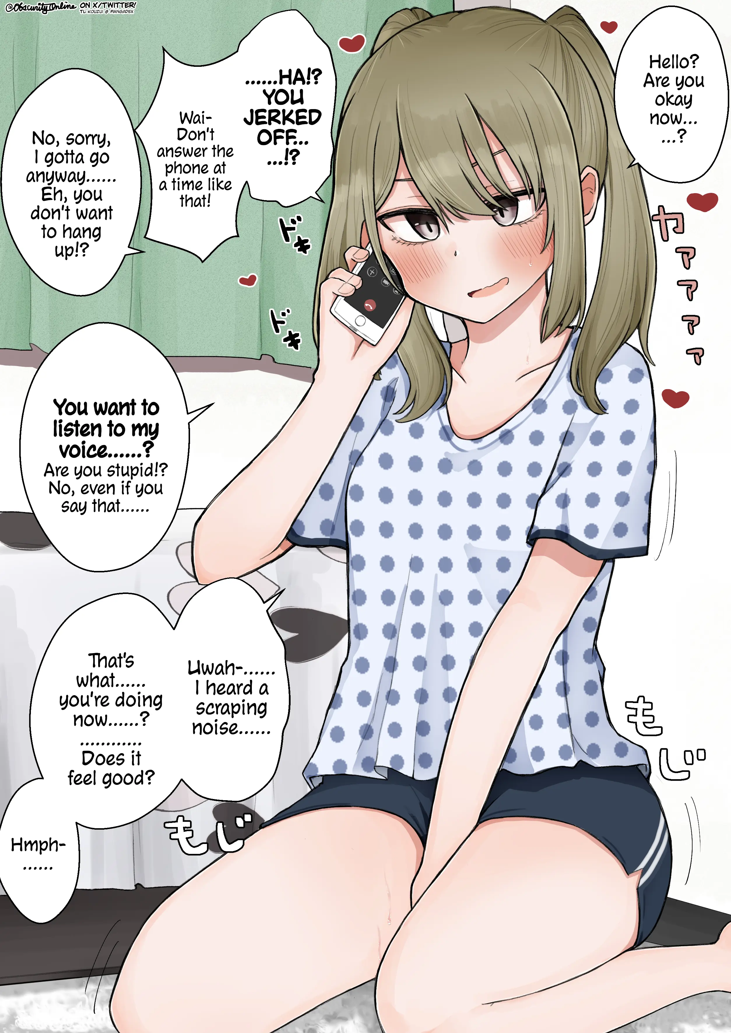 The Girl I Became Friends With After Lending Each Other H Books - Chapter 22: The Phone Call Came Through At An Embarrassing Time