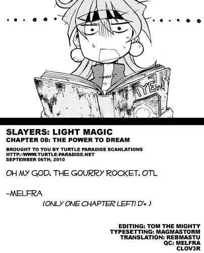 Slayers: Light Magic - Vol.2 Chapter 8 : The Power To Dream