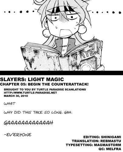 Slayers: Light Magic - Vol.1 Chapter 5 : Begin The Counterattack!