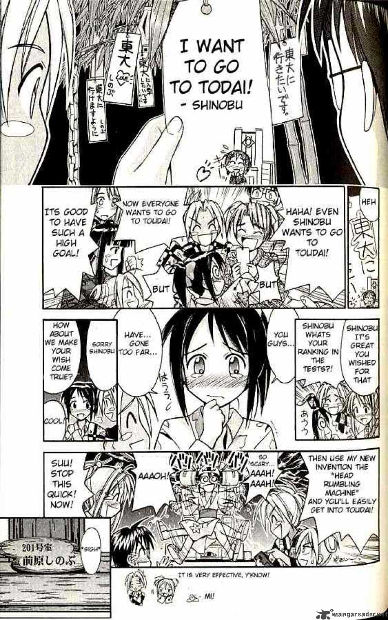 Love Hina - Chapter 75 : Shinobu, Straight Line To Toudai!