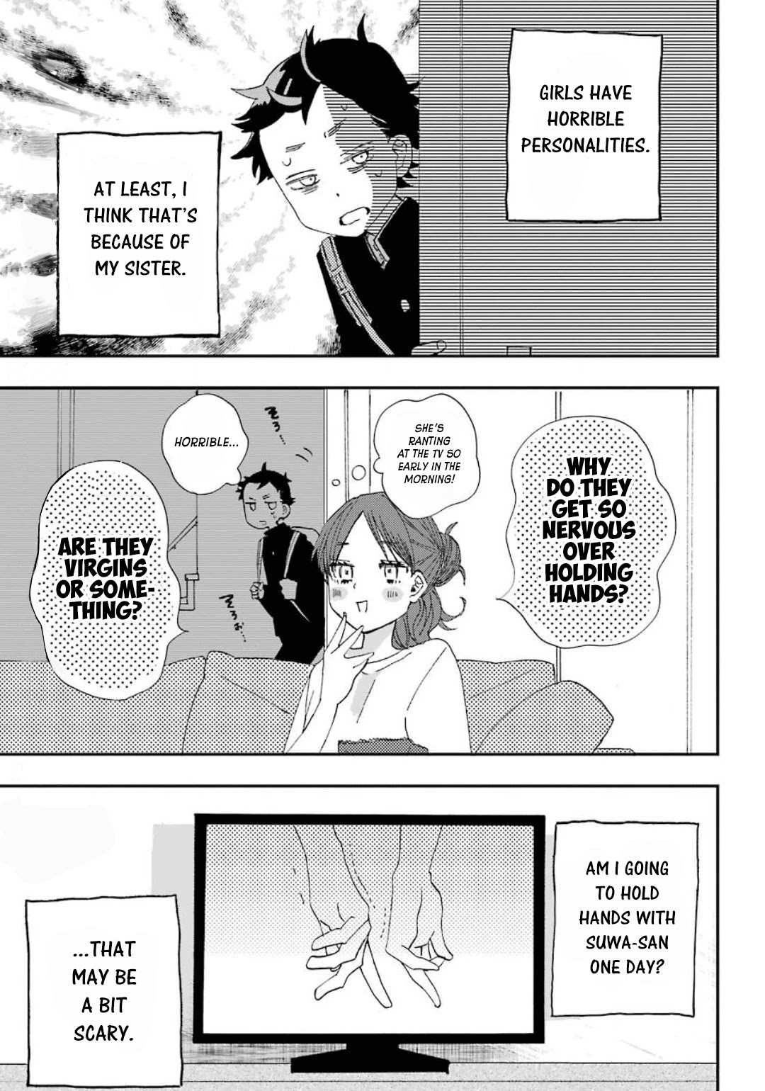 Hajimete No Suwa-San - Chapter 2: My First Hand To Hand