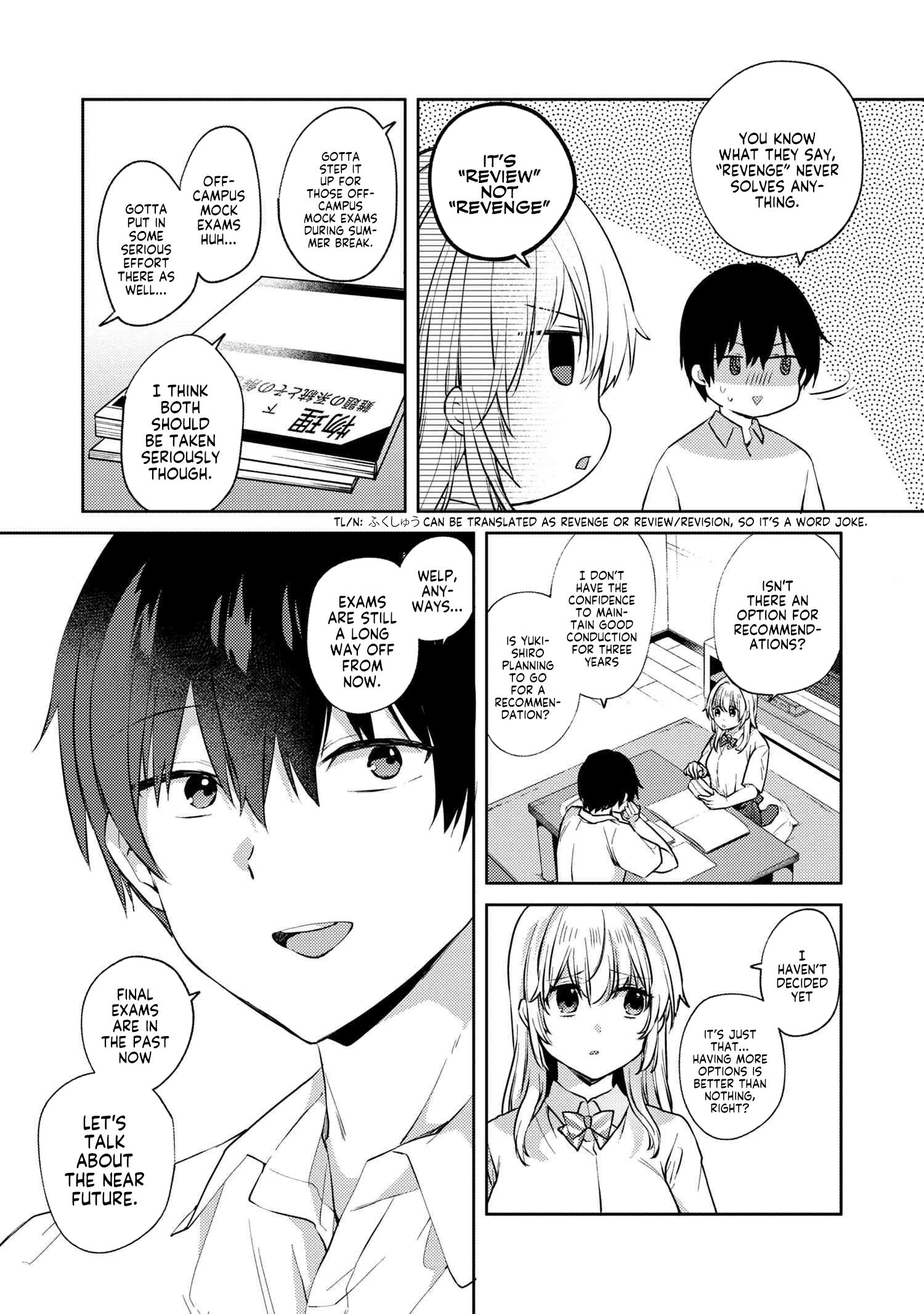 Omiai Shitakunakatta Node, Murinandai Na Jouken Wo Tsuketara Doukyuusei Ga Kita Ken Ni Tsuite - Chapter 8.2: "takasegawa" Yuzuru And Yukishiro Arisa (3) - Part 1