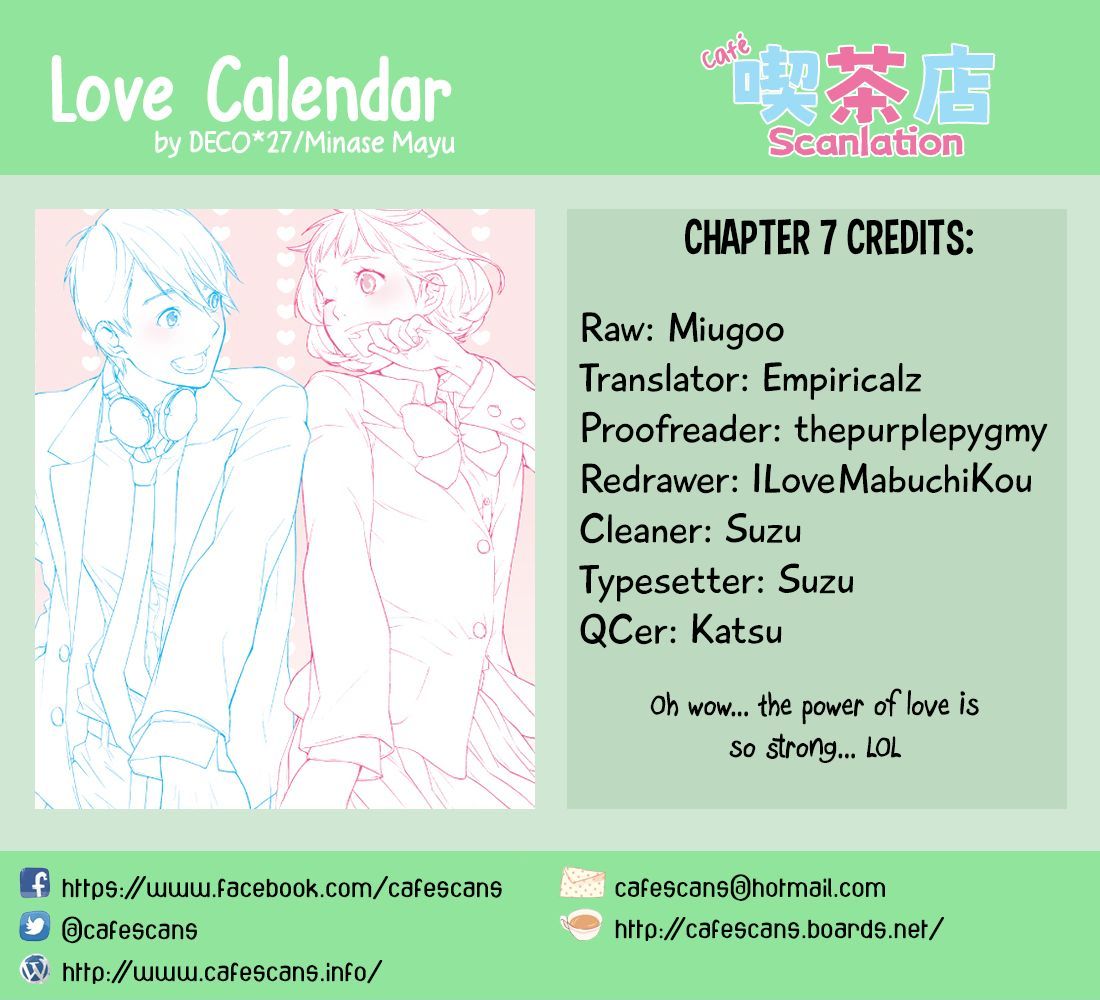 Love Calendar - Vol.1 Chapter 7