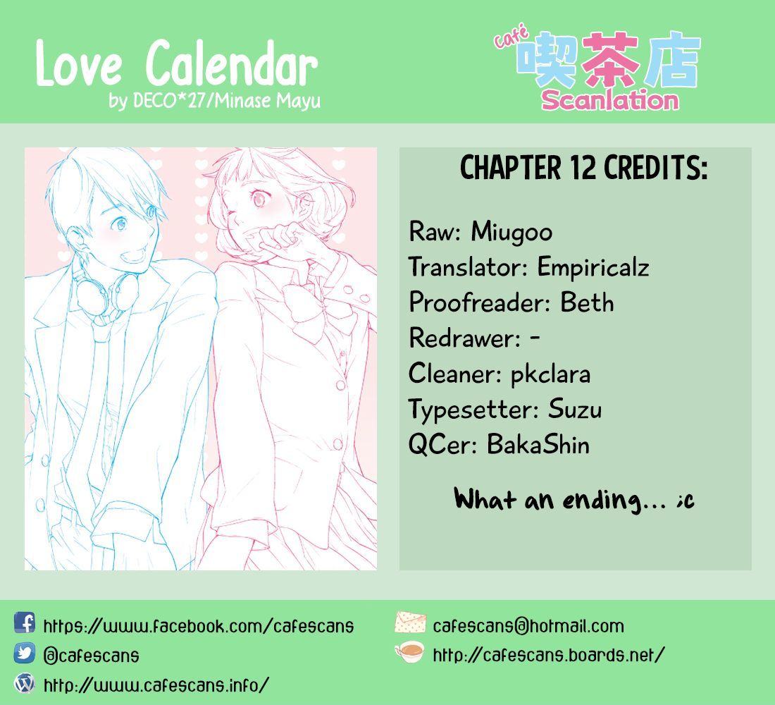 Love Calendar - Vol.2 Chapter 12 : Sounds[End]