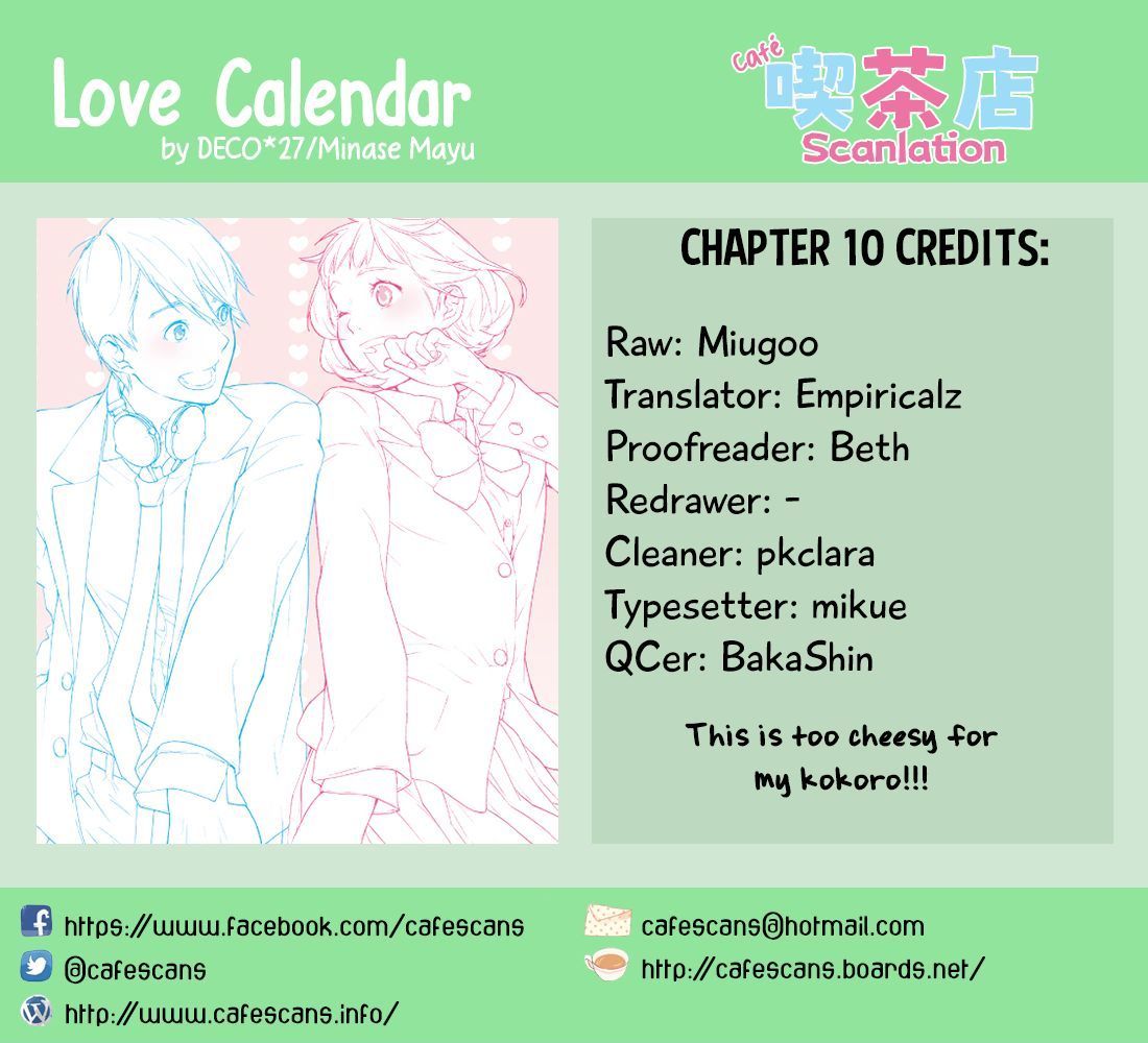 Love Calendar - Vol.2 Chapter 10 : Recollection Of The Original Meaning