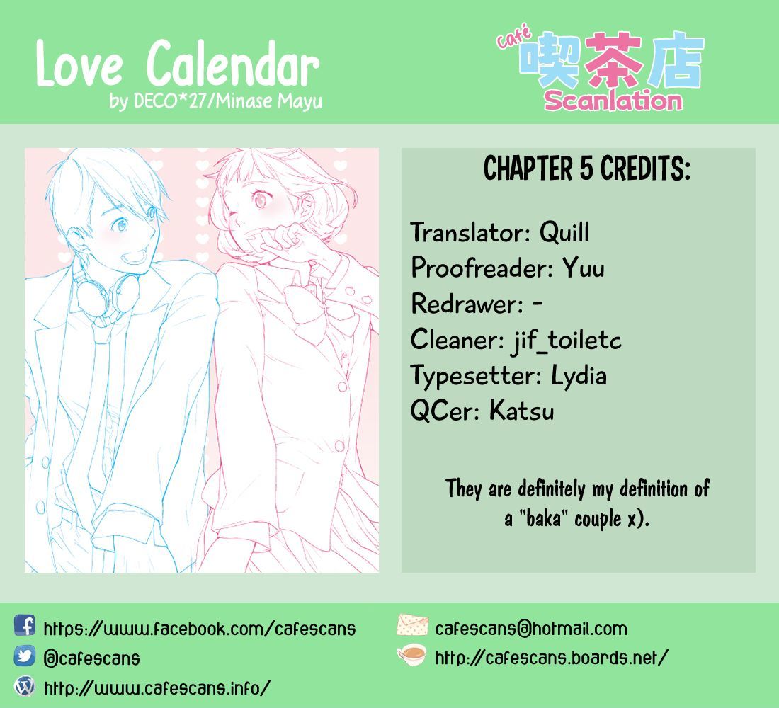 Love Calendar - Vol.1 Chapter 5