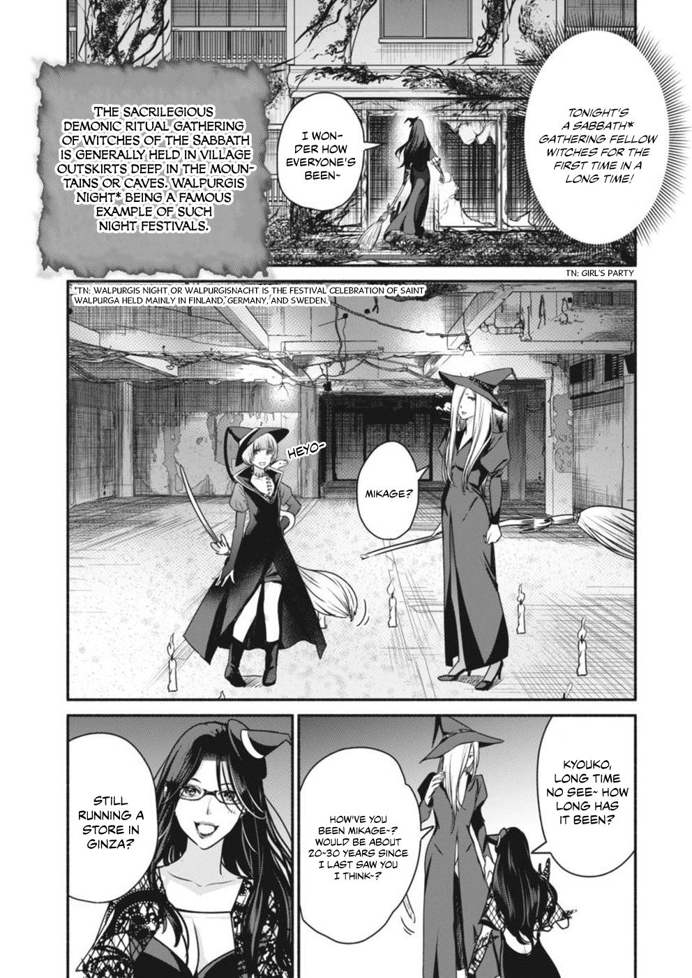 The Life Of The Witch Who Remains Single For About 300 Years! - Chapter 4: Vol. 1 Chapter 4 - 4Th Night: Declaration Of Lifetime Witchhood