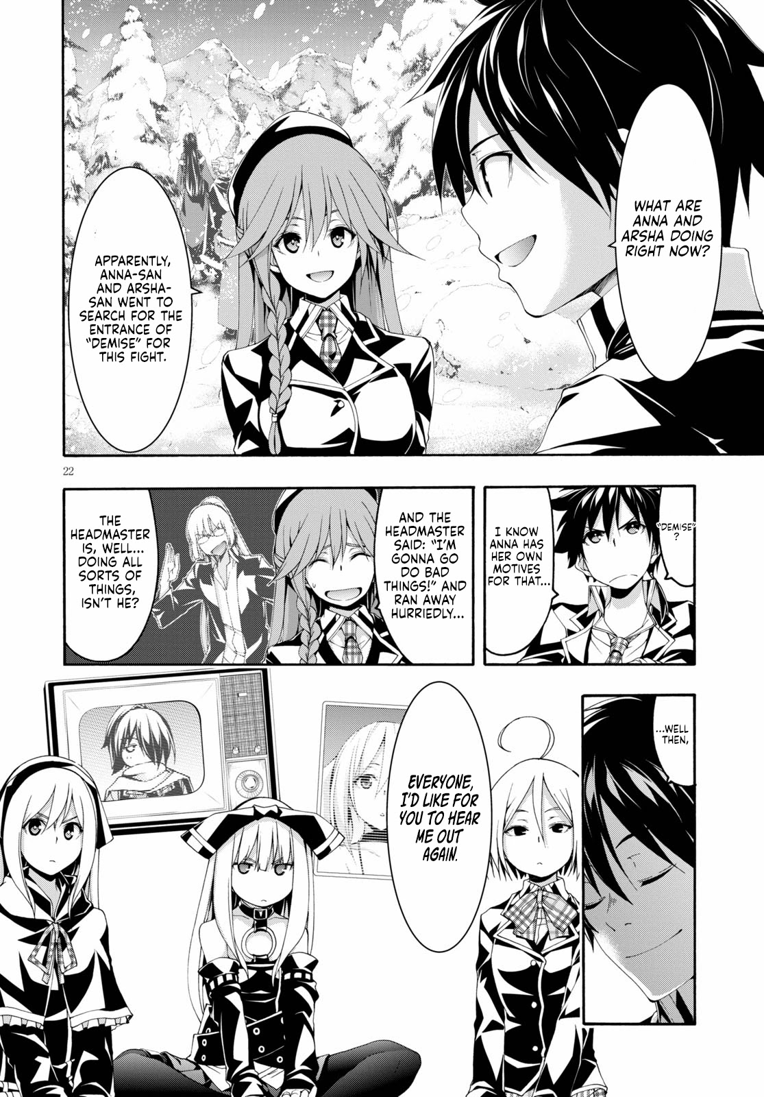 Trinity Seven: 7-Nin No Mahoutsukai - Chapter 122