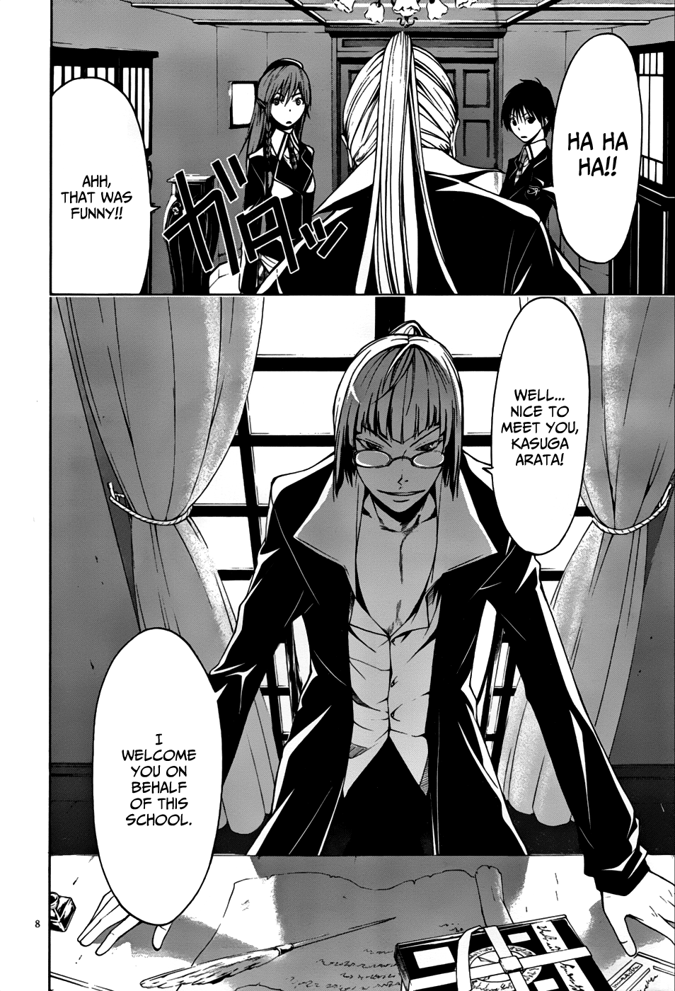 Trinity Seven: 7-Nin No Mahoutsukai - Vol.1 Chapter 1: Night Lesson & Prison Lock