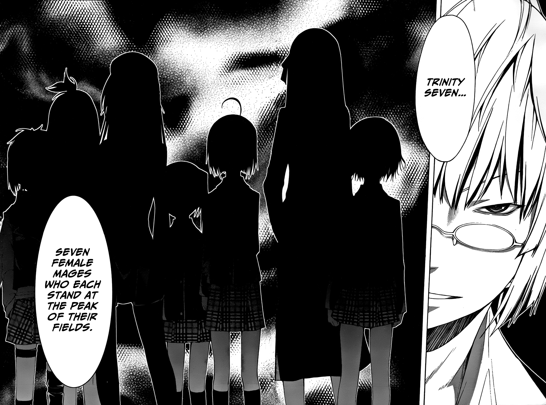 Trinity Seven: 7-Nin No Mahoutsukai - Vol.1 Chapter 1: Night Lesson & Prison Lock