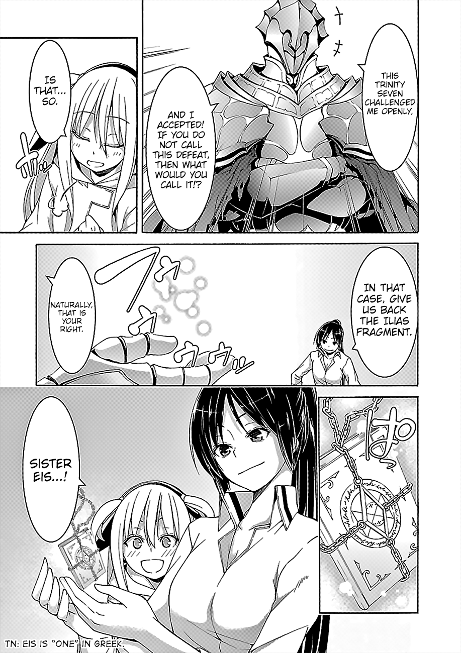 Trinity Seven: 7-Nin No Mahoutsukai - Vol.16 Chapter 68: High-Level Girl And Dark General