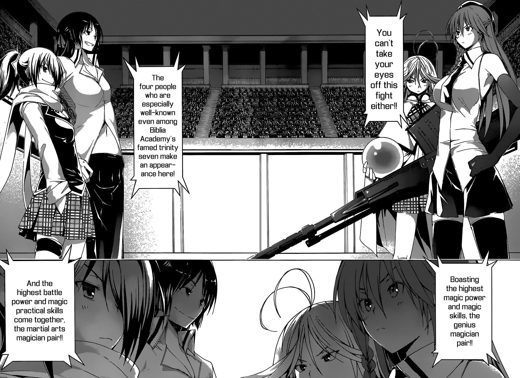 Trinity Seven: 7-Nin No Mahoutsukai - Vol.10 Chapter 43: Forbidden Fruits & Top Quartet