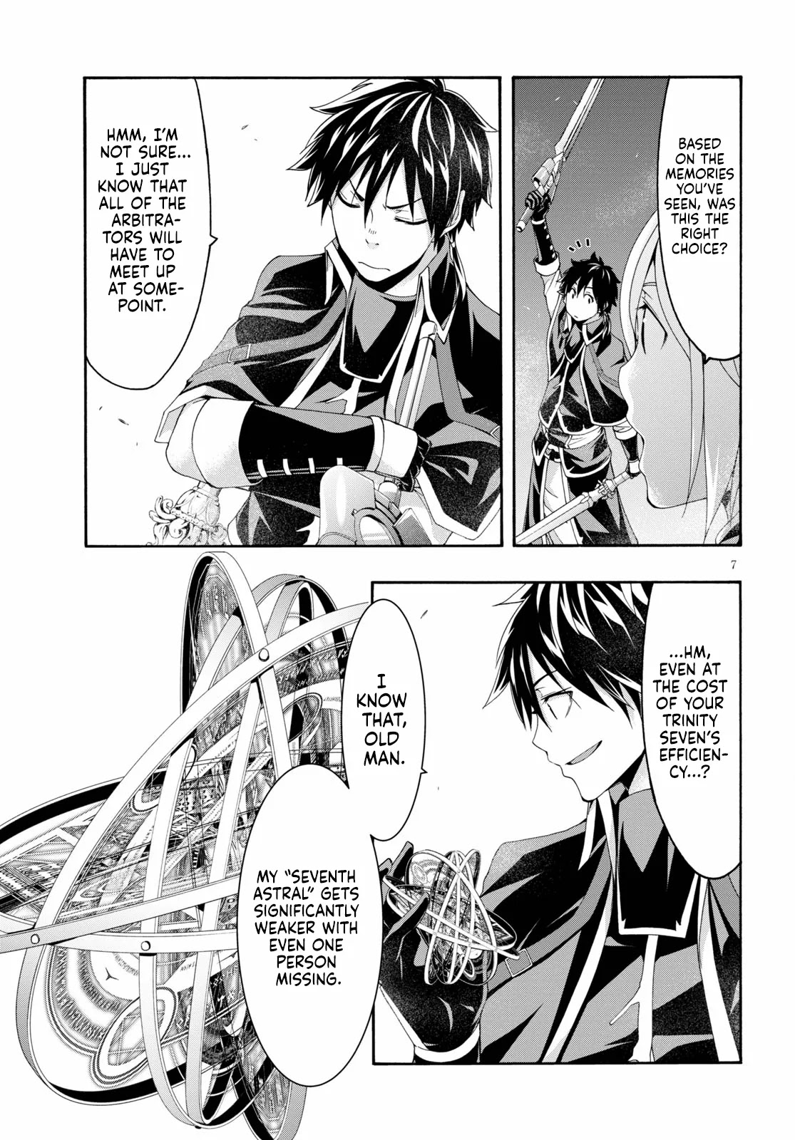 Trinity Seven: 7-Nin No Mahoutsukai - Chapter 121