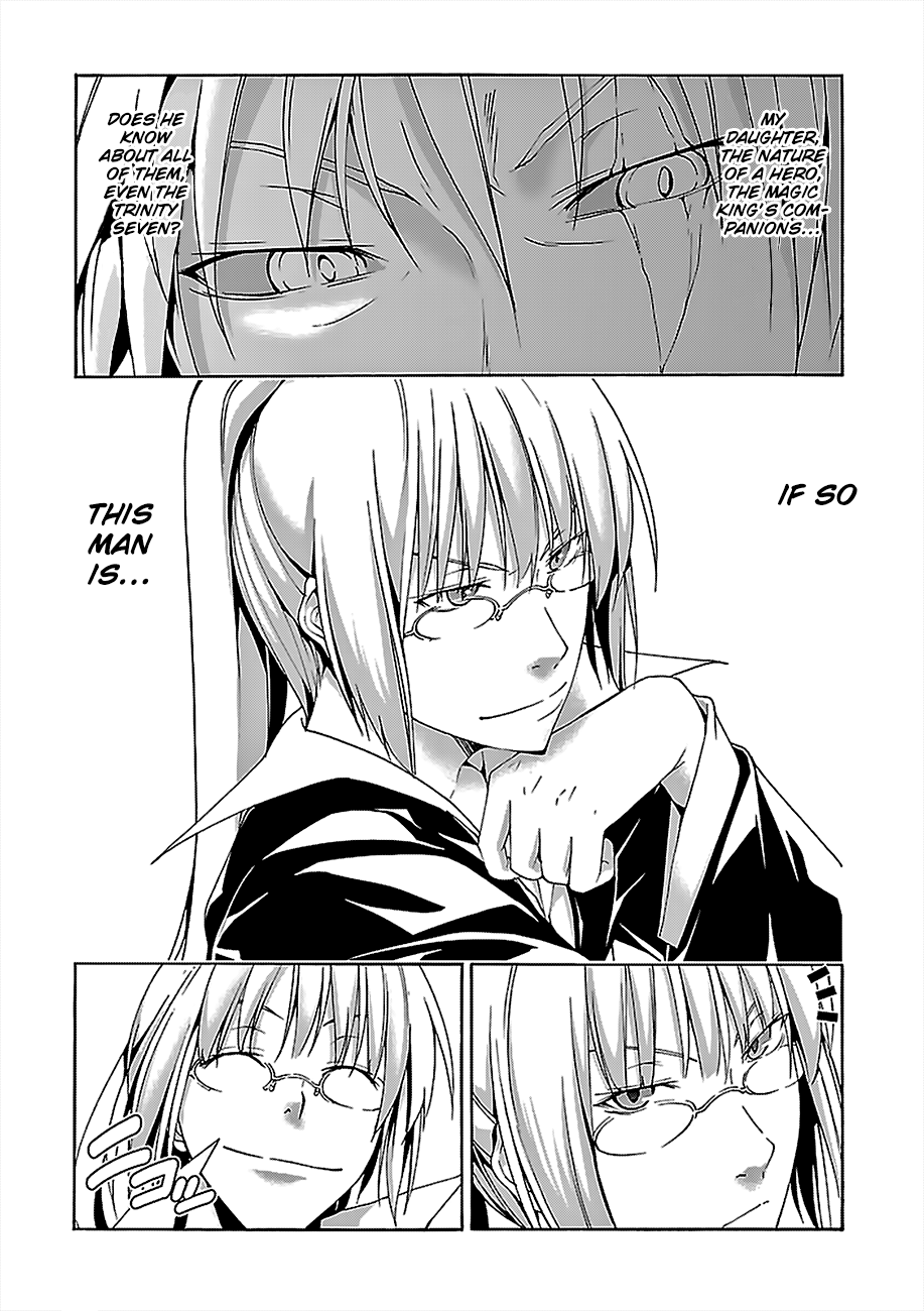 Trinity Seven: 7-Nin No Mahoutsukai - Vol.13 Chapter 56: Pure Emotion And King's Return