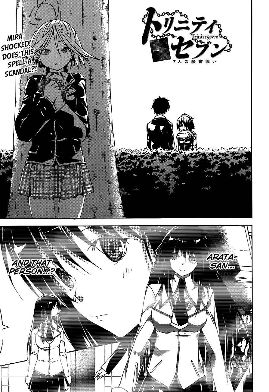 Trinity Seven: 7-Nin No Mahoutsukai - Vol.10 Chapter 40: Fervent Girls & Somata Distortion