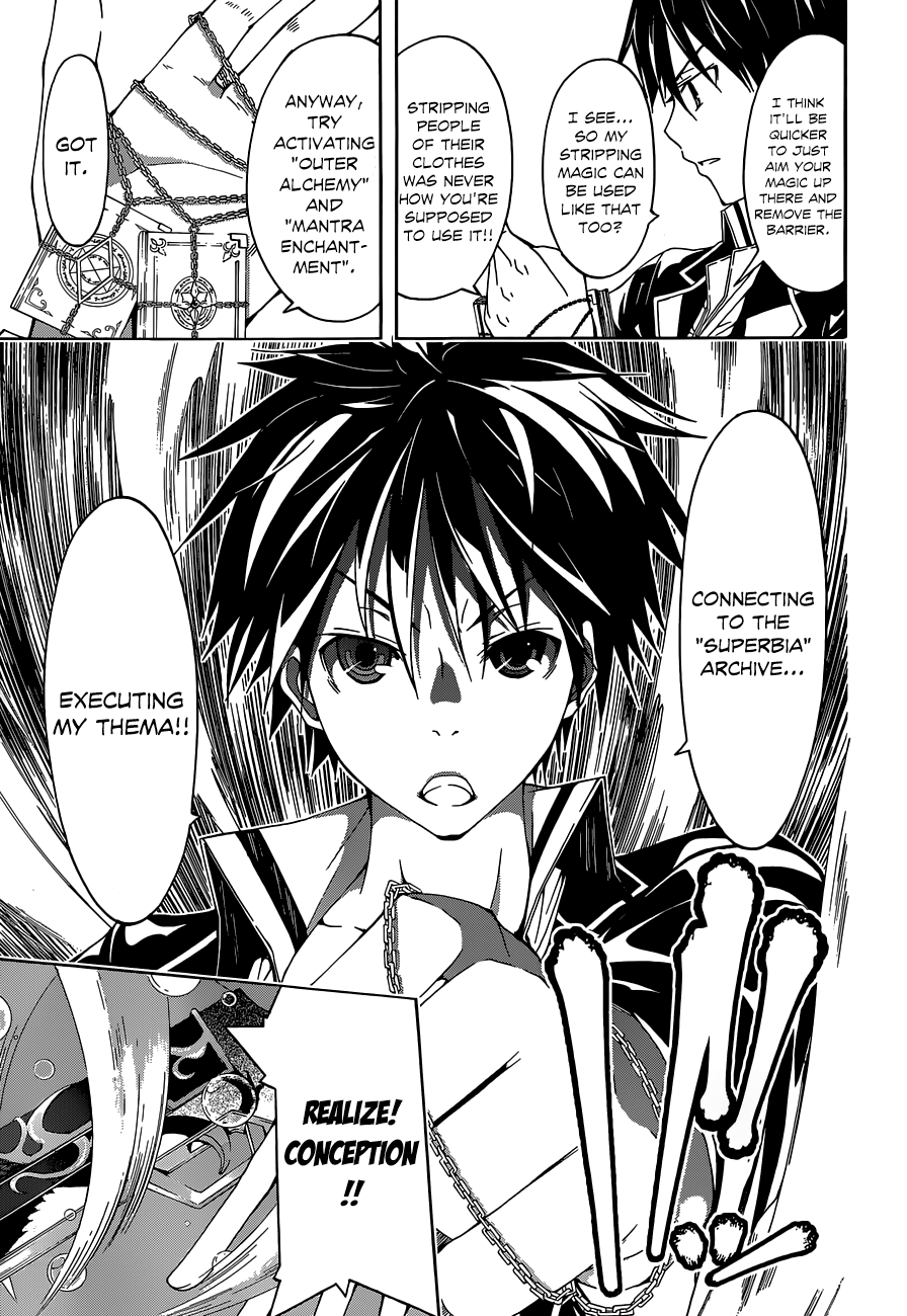 Trinity Seven: 7-Nin No Mahoutsukai - Vol.7 Chapter 30: Forbidden Element & Aeshma