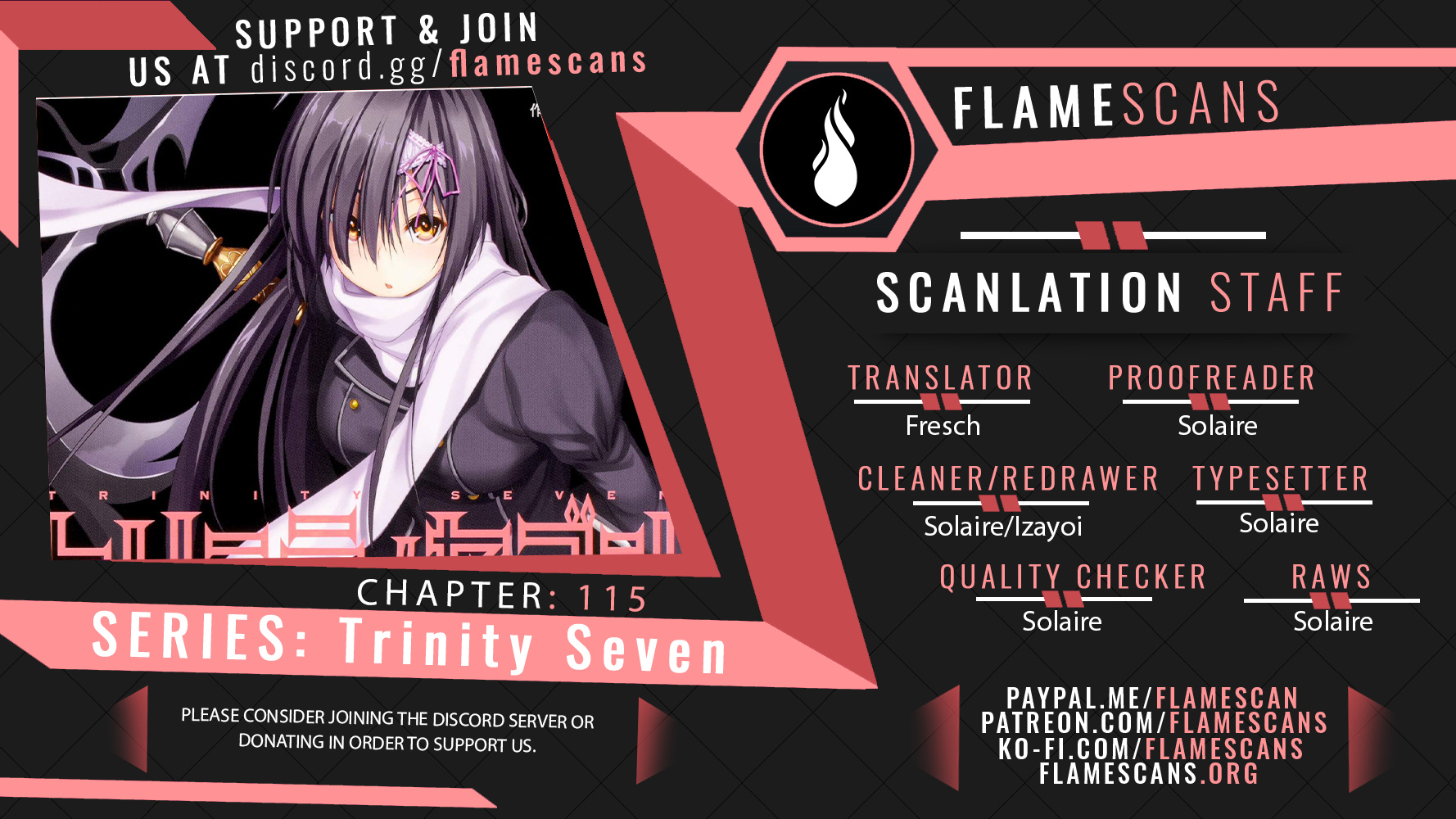 Trinity Seven: 7-Nin No Mahoutsukai - Vol.25 Chapter 115