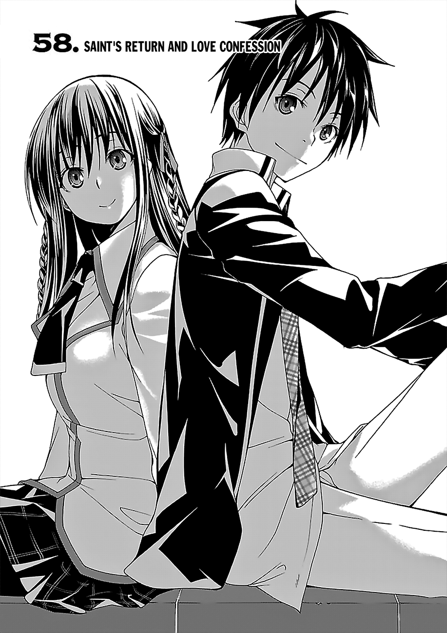 Trinity Seven: 7-Nin No Mahoutsukai - Vol.14 Chapter 58: Saint's Return And Love Confession