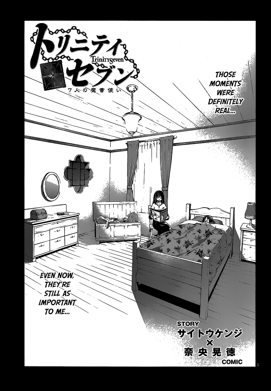 Trinity Seven: 7-Nin No Mahoutsukai - Vol.9 Chapter 37: Manhunt & Eve Of The Party