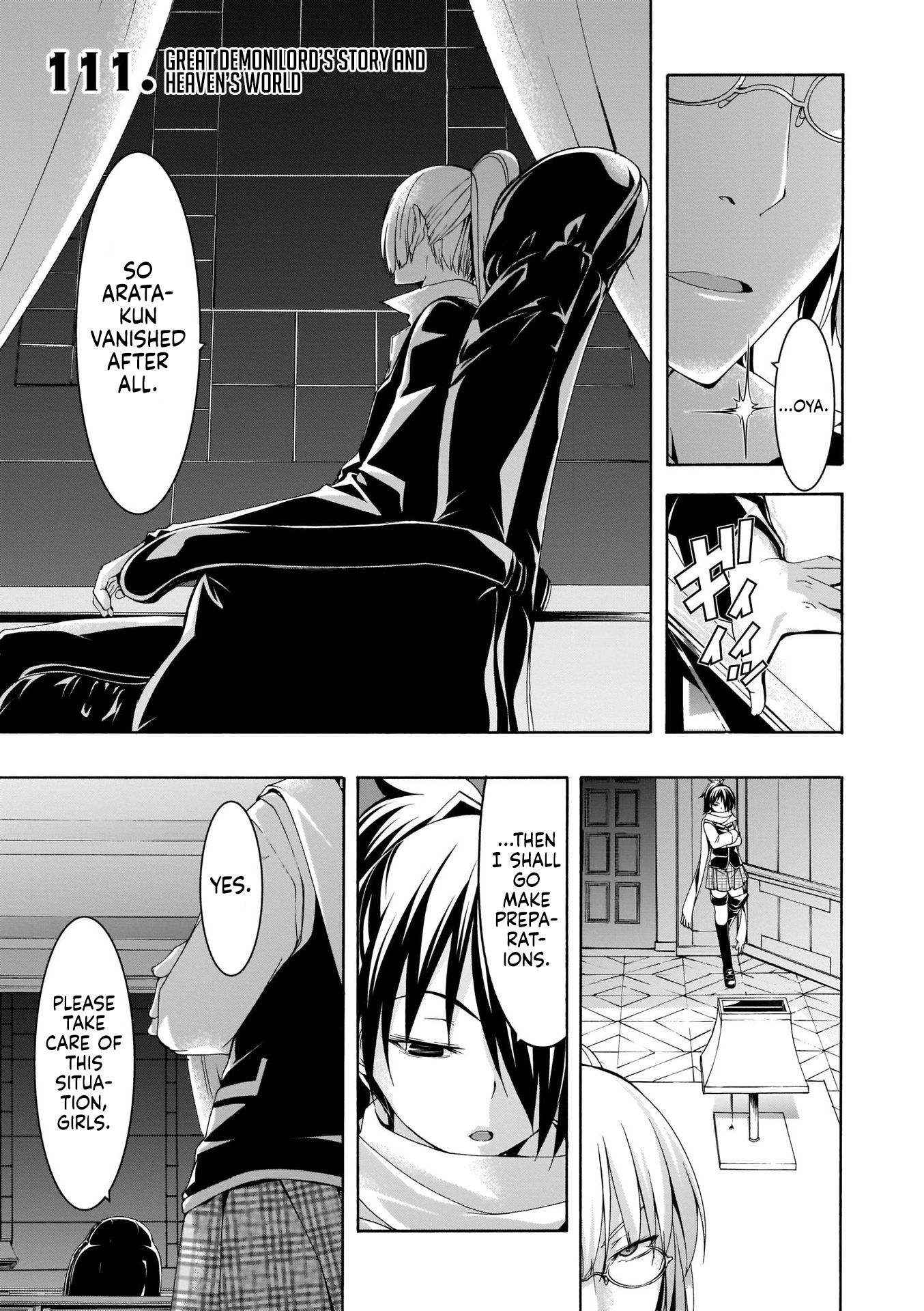 Trinity Seven: 7-Nin No Mahoutsukai - Vol.24 Chapter 111: The Great Demon Lord’s Story And Heaven’s World