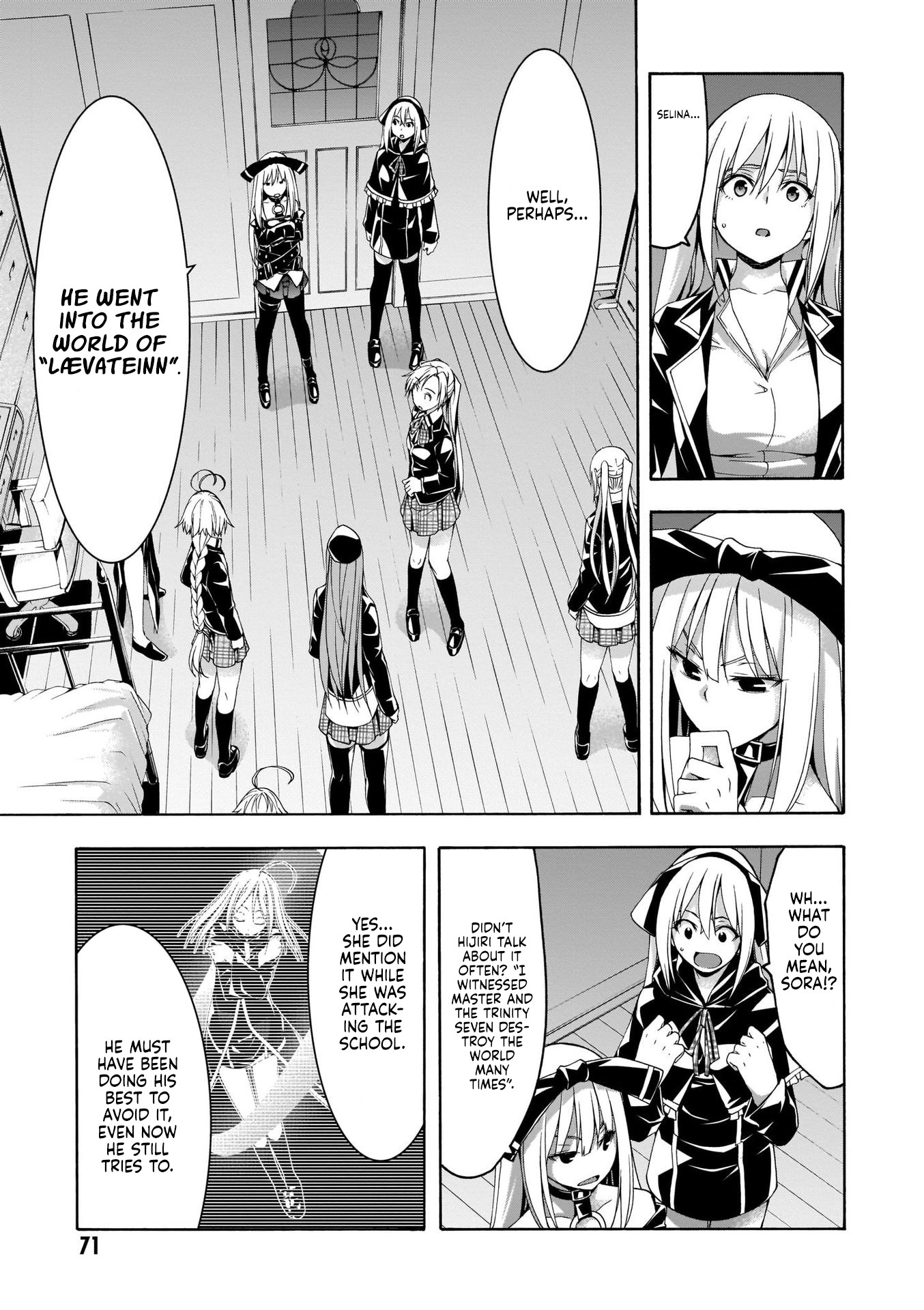 Trinity Seven: 7-Nin No Mahoutsukai - Vol.24 Chapter 111: The Great Demon Lord’s Story And Heaven’s World