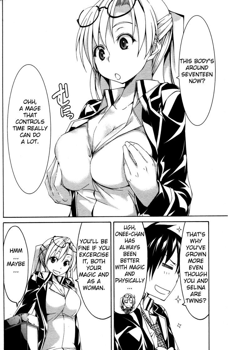 Trinity Seven: 7-Nin No Mahoutsukai - Chapter 61.6 : Night Rendezvous And Clock Sisters