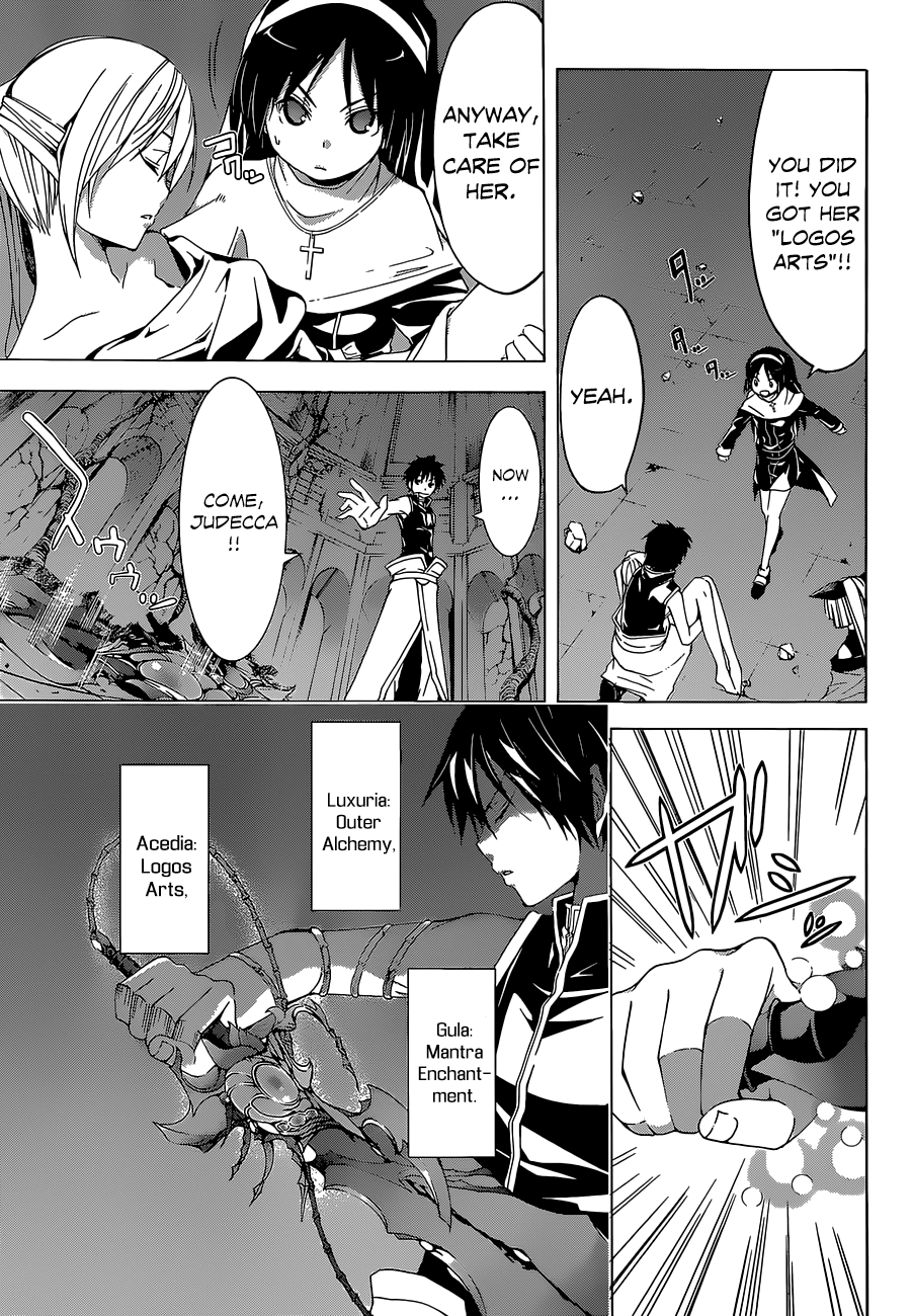 Trinity Seven: 7-Nin No Mahoutsukai - Vol.8 Chapter 35: Aeshma & Malkuth