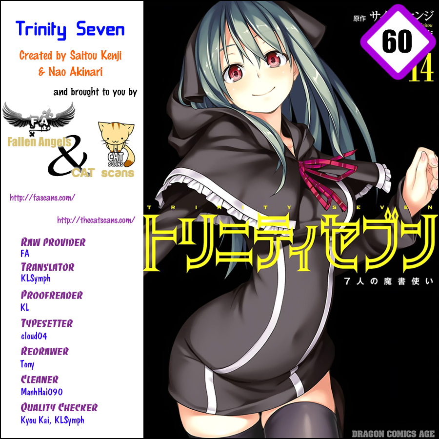 Trinity Seven: 7-Nin No Mahoutsukai - Vol.14 Chapter 60: Dante's Gate And Radix Grimoire