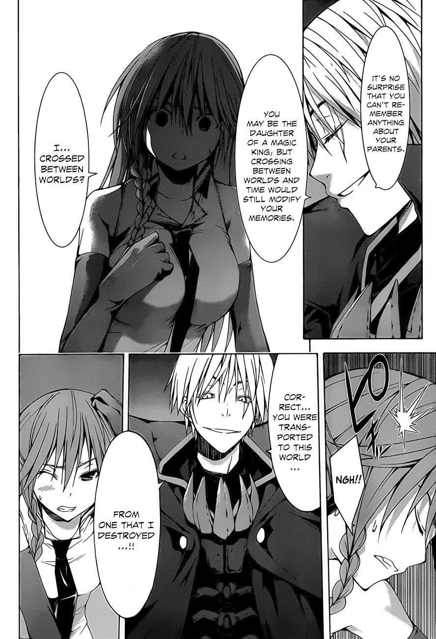 Trinity Seven: 7-Nin No Mahoutsukai - Vol.8 Chapter 33: Impel Arm & Trinity Process