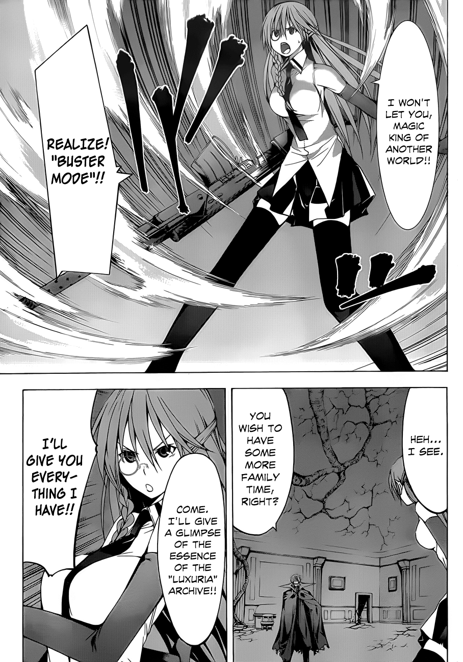 Trinity Seven: 7-Nin No Mahoutsukai - Vol.8 Chapter 33: Impel Arm & Trinity Process