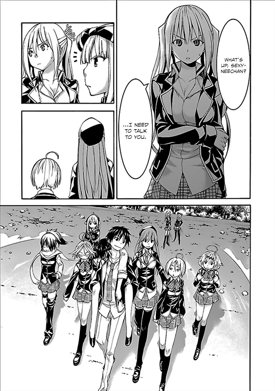 Trinity Seven: 7-Nin No Mahoutsukai - Vol.14 Chapter 61: Grimoire Battle And Departure