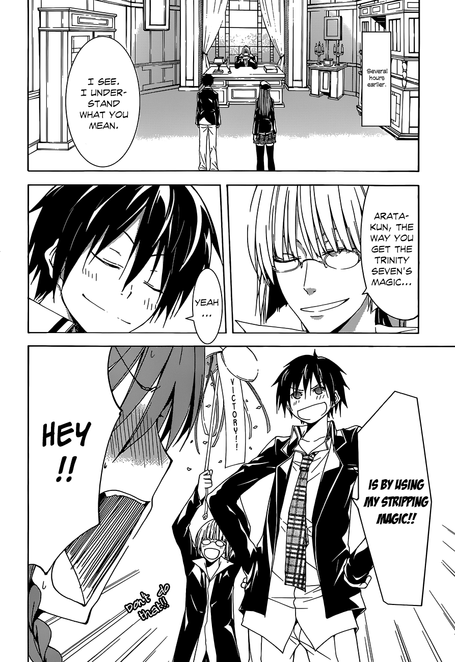 Trinity Seven: 7-Nin No Mahoutsukai - Vol.9 Chapter 38: School Festival & Sticks