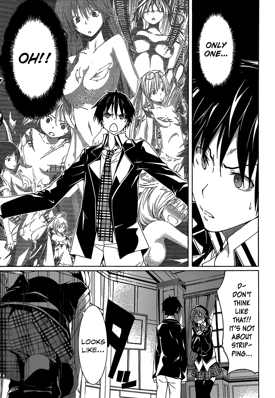 Trinity Seven: 7-Nin No Mahoutsukai - Vol.9 Chapter 38: School Festival & Sticks